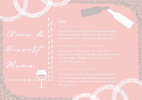 Wine Menu 1